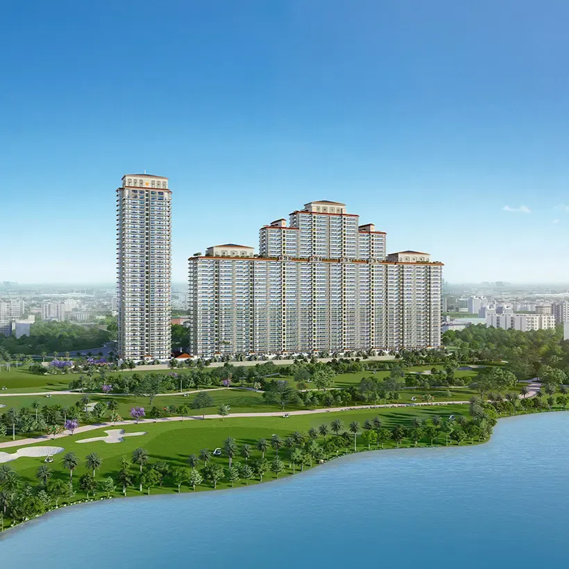 Waterfront residential towers
